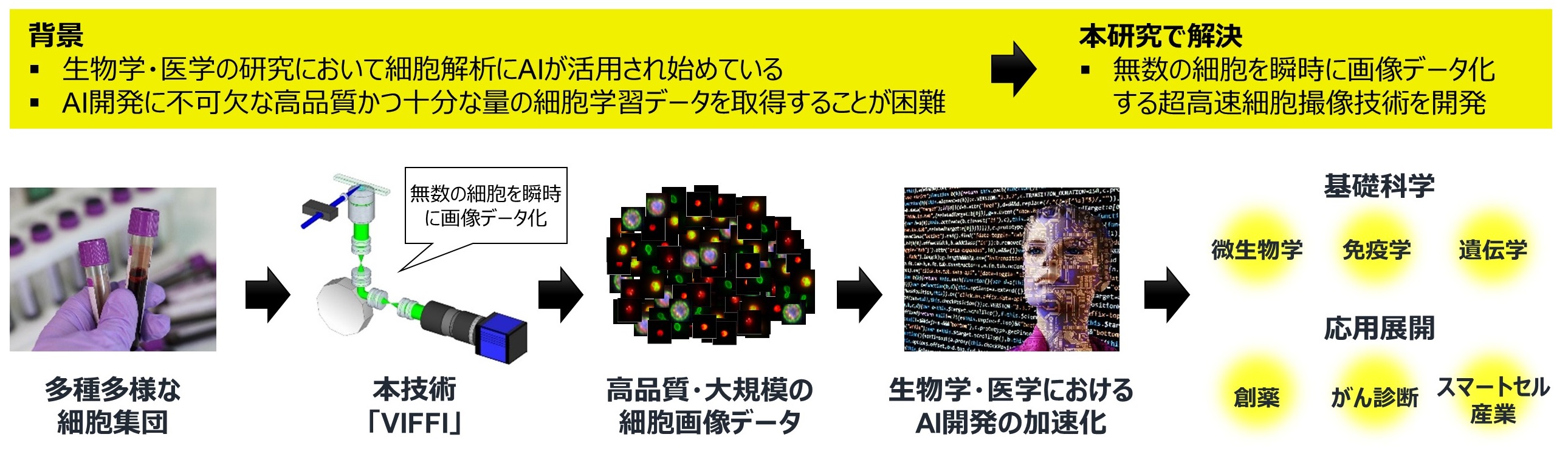 AI×細胞:AI開発の肝となる細胞ビッグデータの超高速取得技術を開発